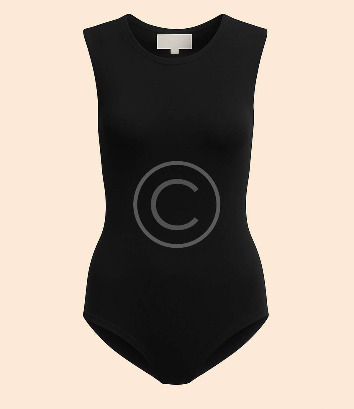 Sleeveless ribbed bodysuit - Image 2